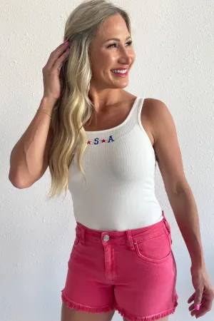USA Sleeveless Bodysuit