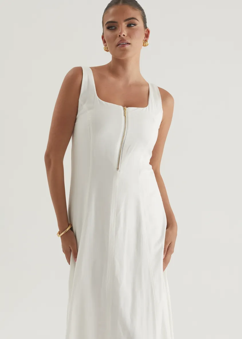 Ventura Midi Dress - Off White