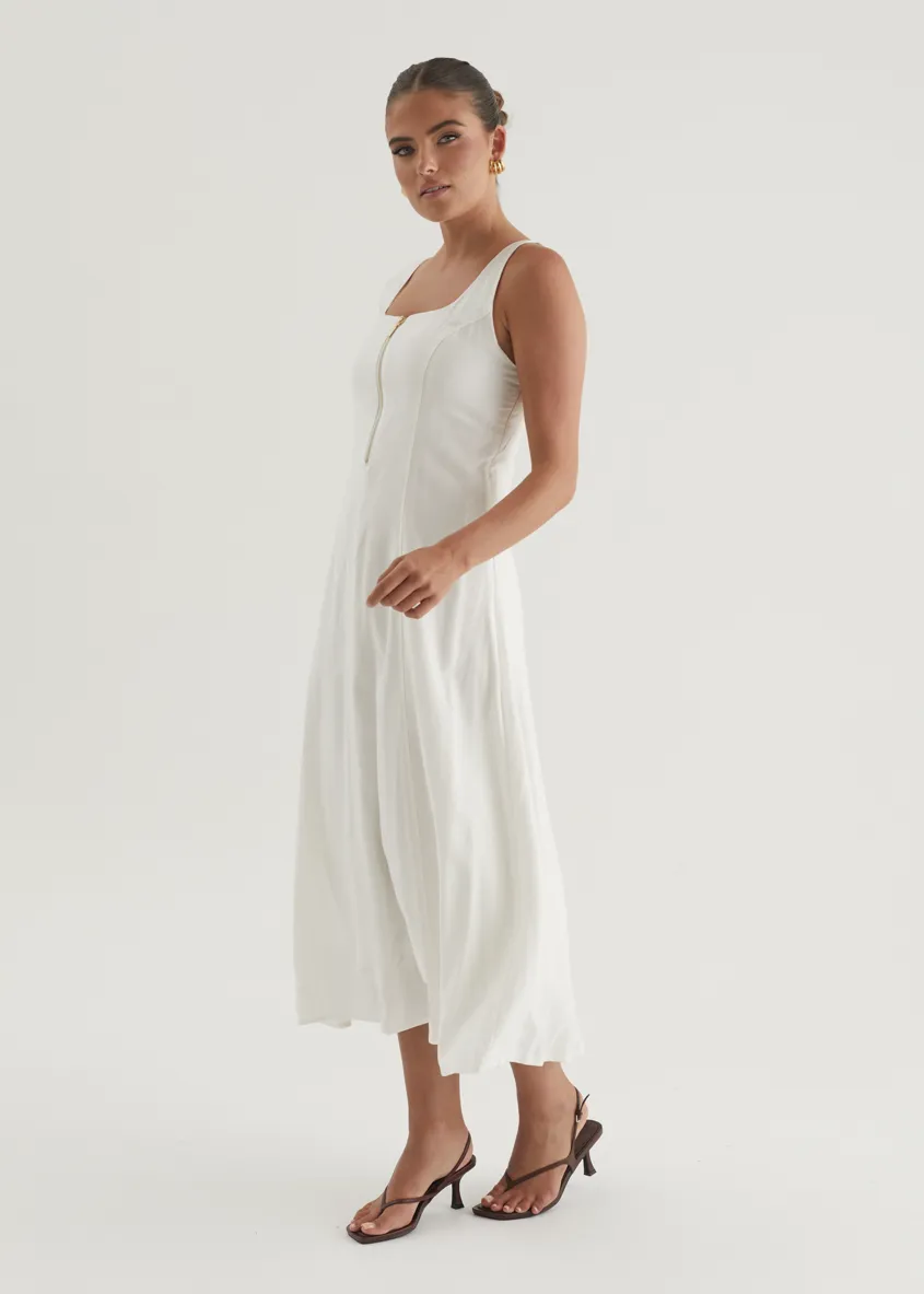 Ventura Midi Dress - Off White