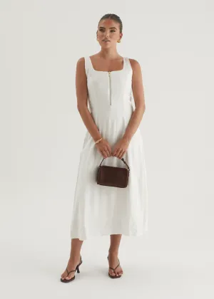 Ventura Midi Dress - Off White