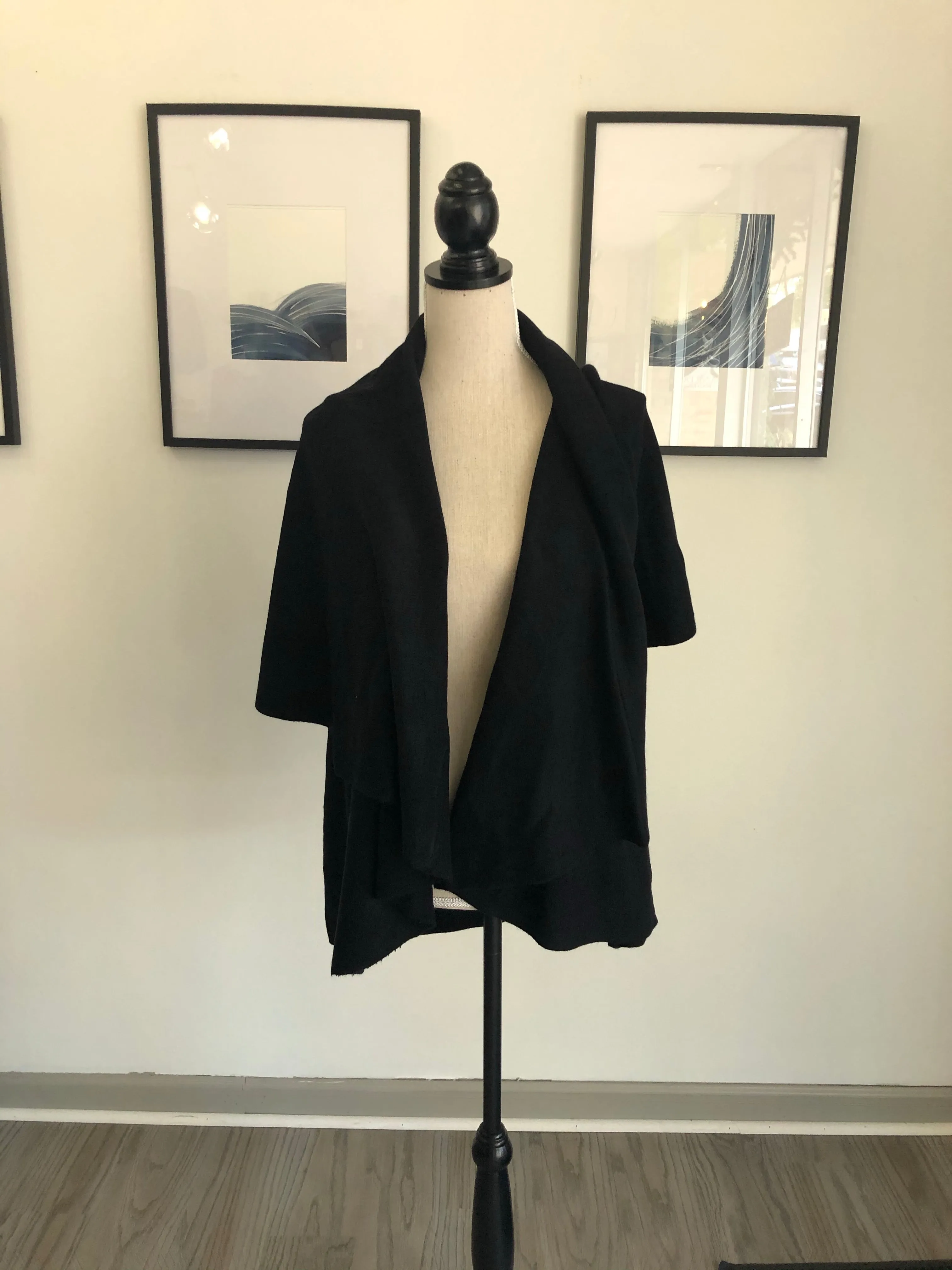 Veronica Vest in Black