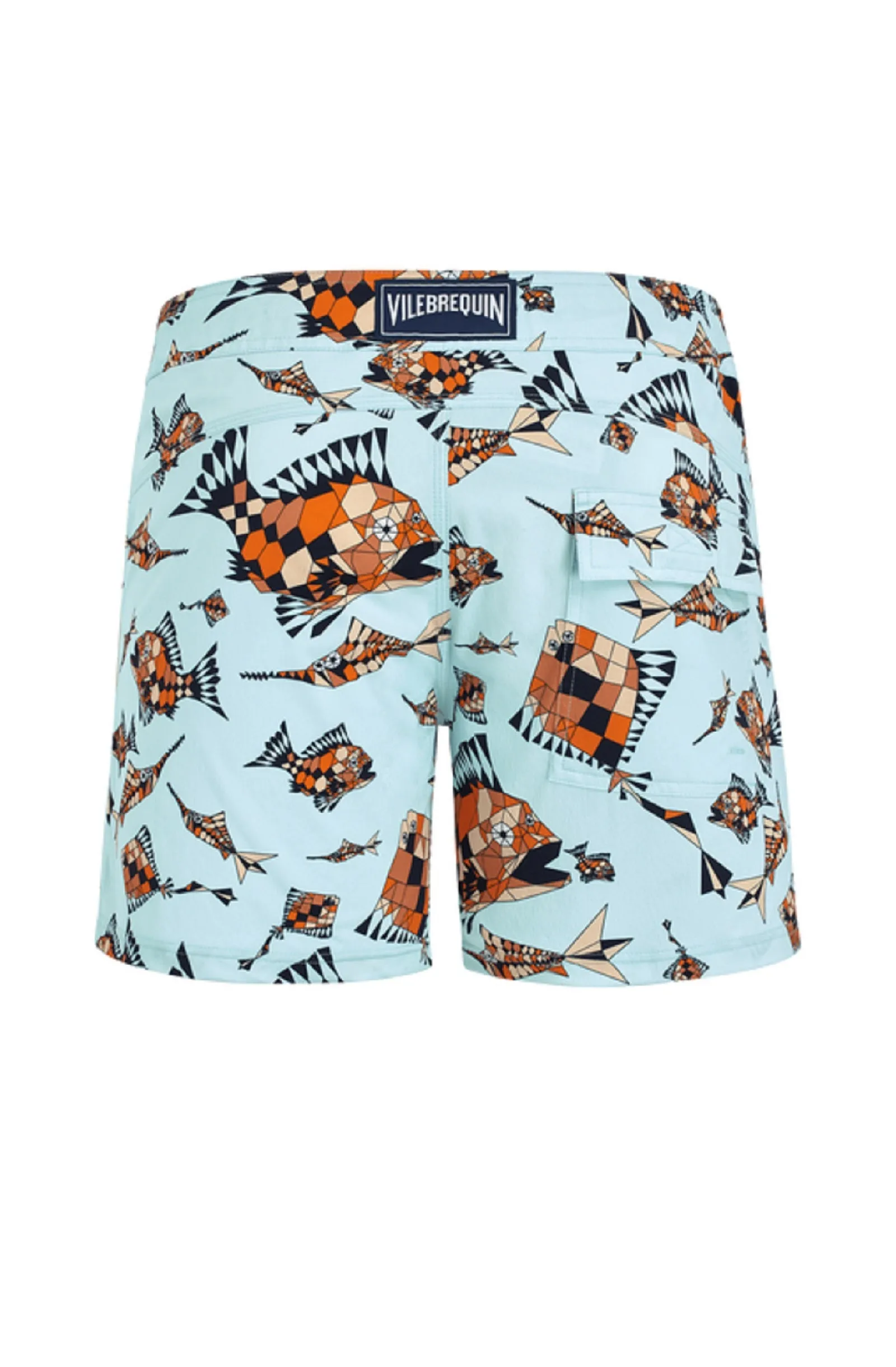 VILEBREQUIN Men Flat Belt Stretch Swim Shorts Vatel