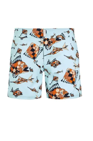 VILEBREQUIN Men Flat Belt Stretch Swim Shorts Vatel