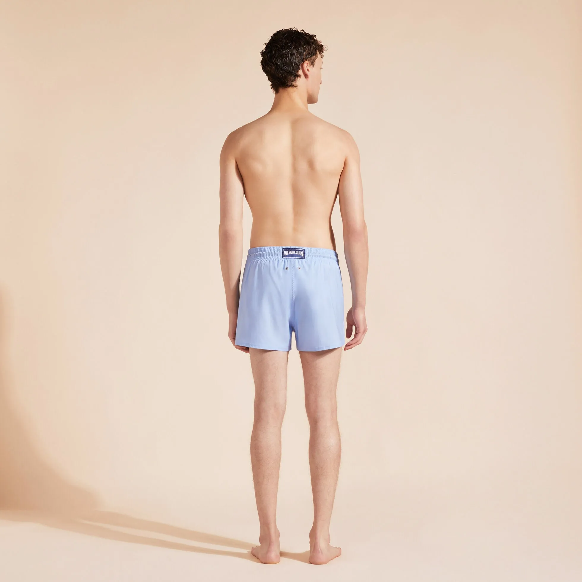 VILEBREQUIN Men Swim Short and Fitted Stretch Solid