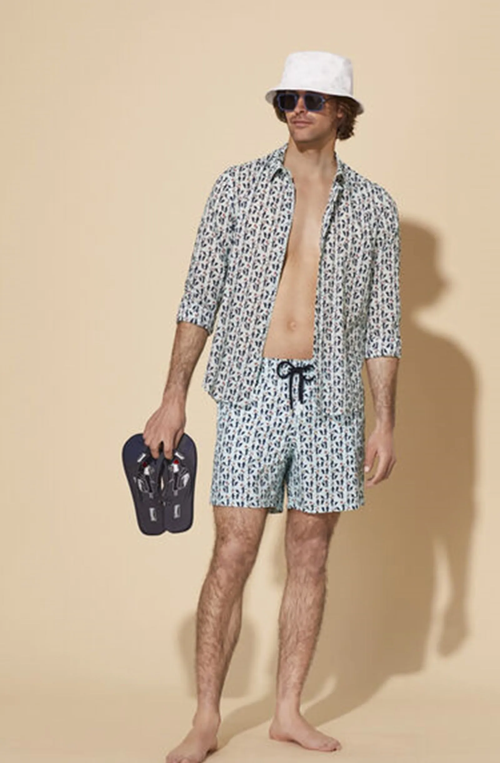 VILEBREQUIN Men Swim Shorts Cocorico !