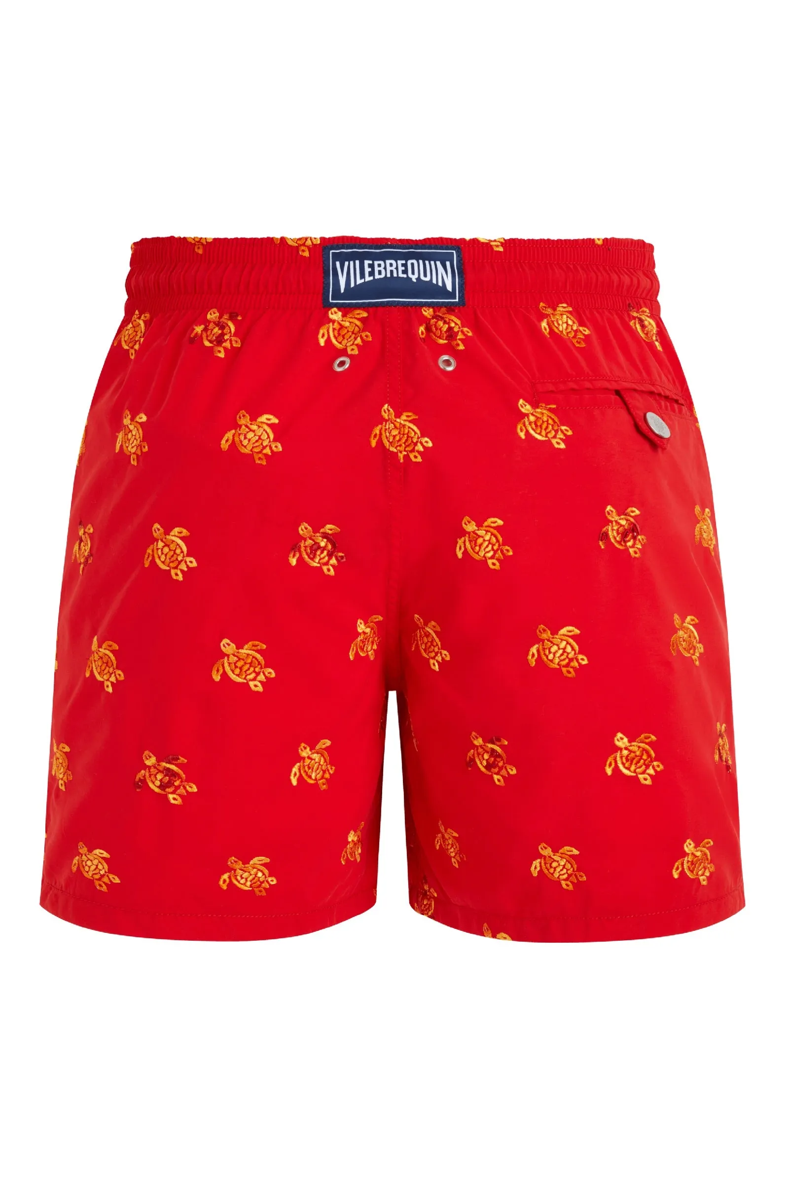 VILEBREQUIN Men Swim Shorts Embroidered Micro Ronde des Tortues Diagonal - Limited Edition