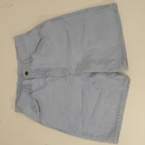 Vintage 80's Mom Shorts High Waisted Denim Light Wash see Measurements Eighties