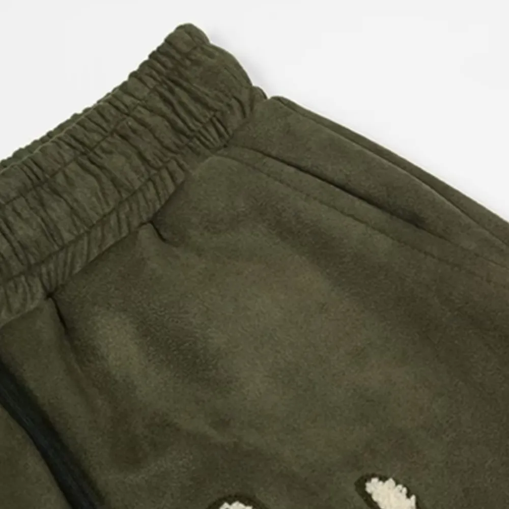 Vintage Alphabet Flocked Jacquard Shorts