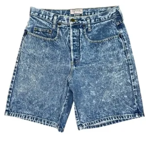 Vintage Guess Acid Washed Women’s Jean Shorts Size 2 Made In The USA Style 10955