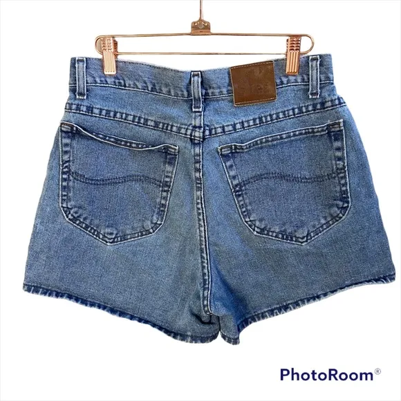 Vintage Lee Riveted Denim Shorts 13 100% Cotton