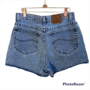 Vintage Lee Riveted Denim Shorts 13 100% Cotton