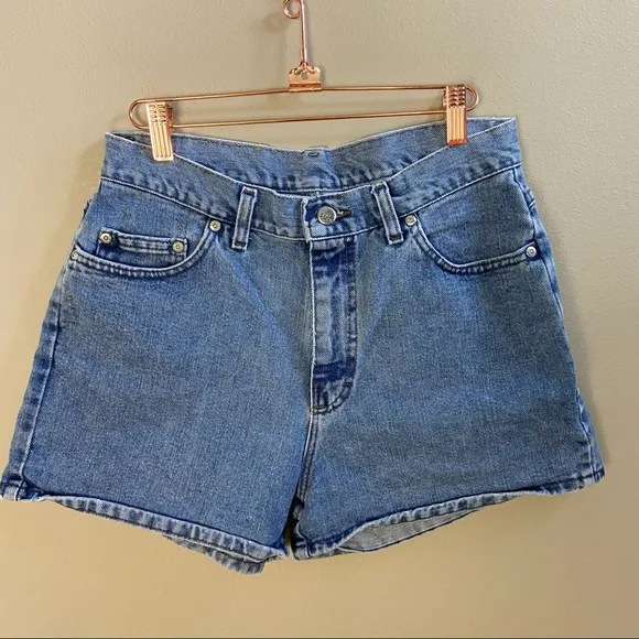 Vintage Lee Riveted Denim Shorts 13 100% Cotton