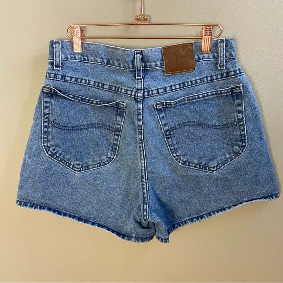 Vintage Lee Riveted Denim Shorts 13 100% Cotton