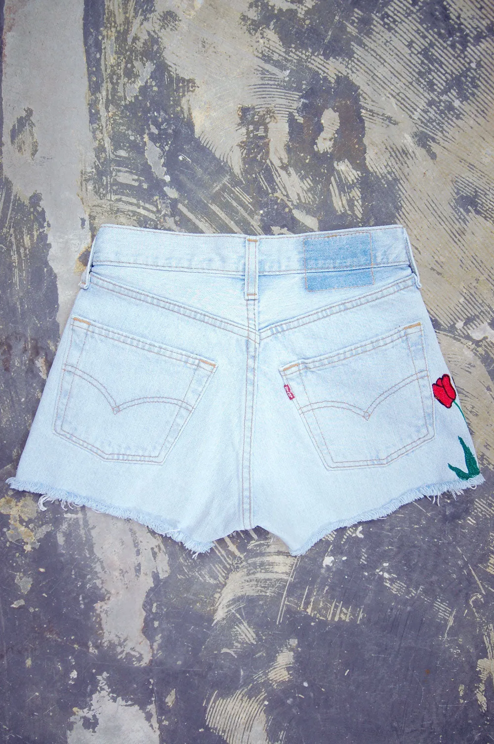 Vintage Levi’s 501 Tulip Chain-Stitched Shorts (JYJ0524-244)