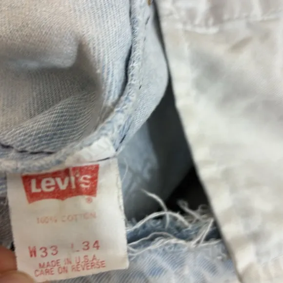 Vintage Levis 505 Shorts acid wash