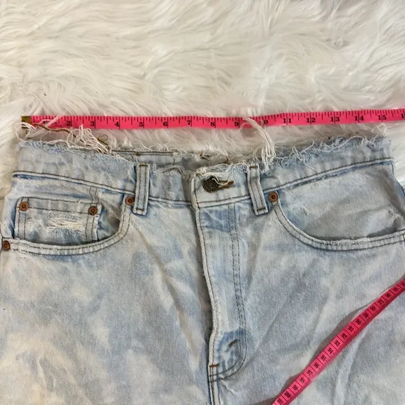 Vintage Levis 505 Shorts acid wash