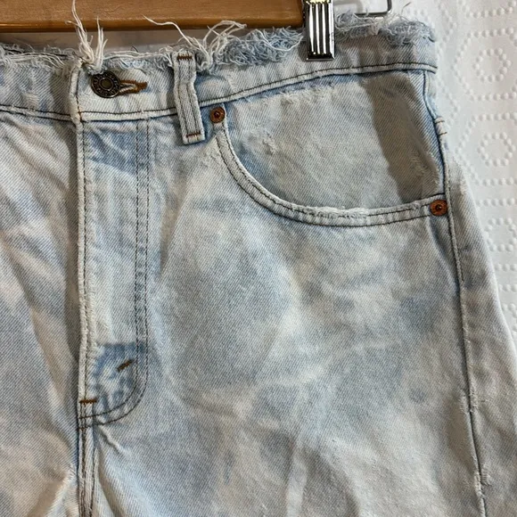 Vintage Levis 505 Shorts acid wash