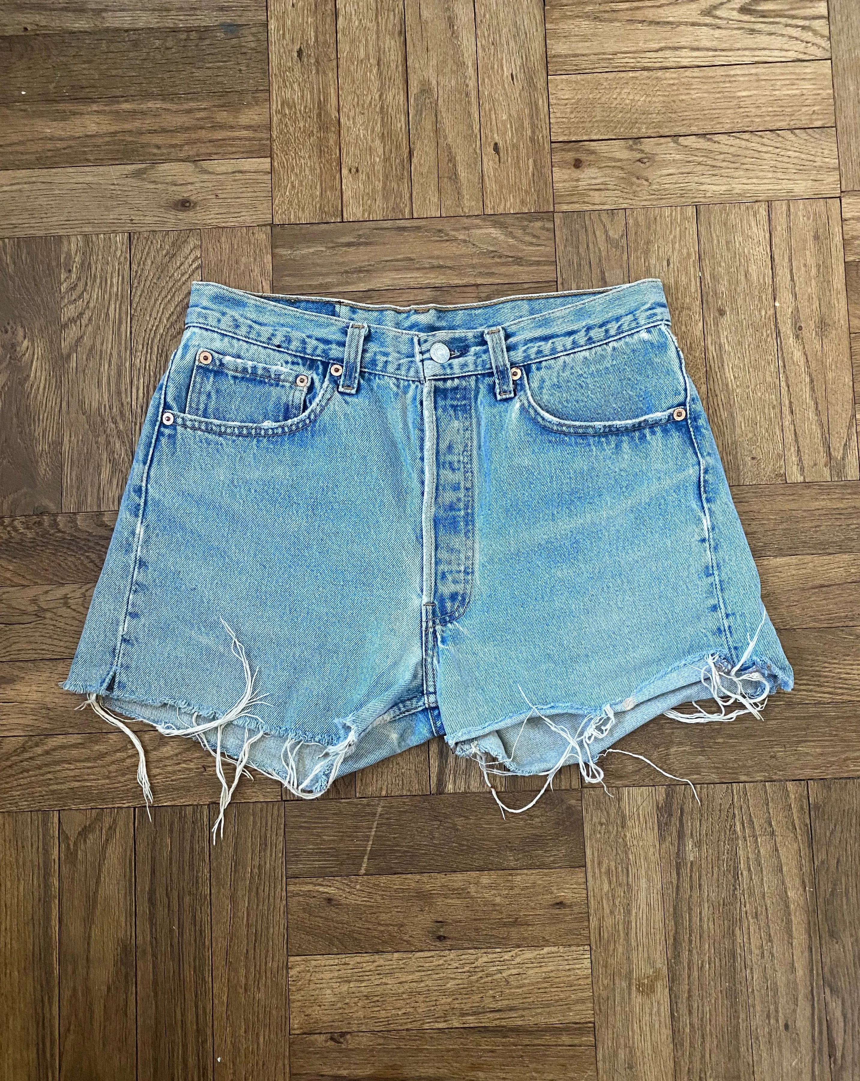 Vintage Levi's with Leather Patchwork
