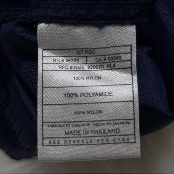 Vintage Nike Satin Shorts Navy Blue 90s