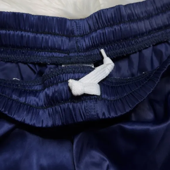 Vintage Nike Satin Shorts Navy Blue 90s