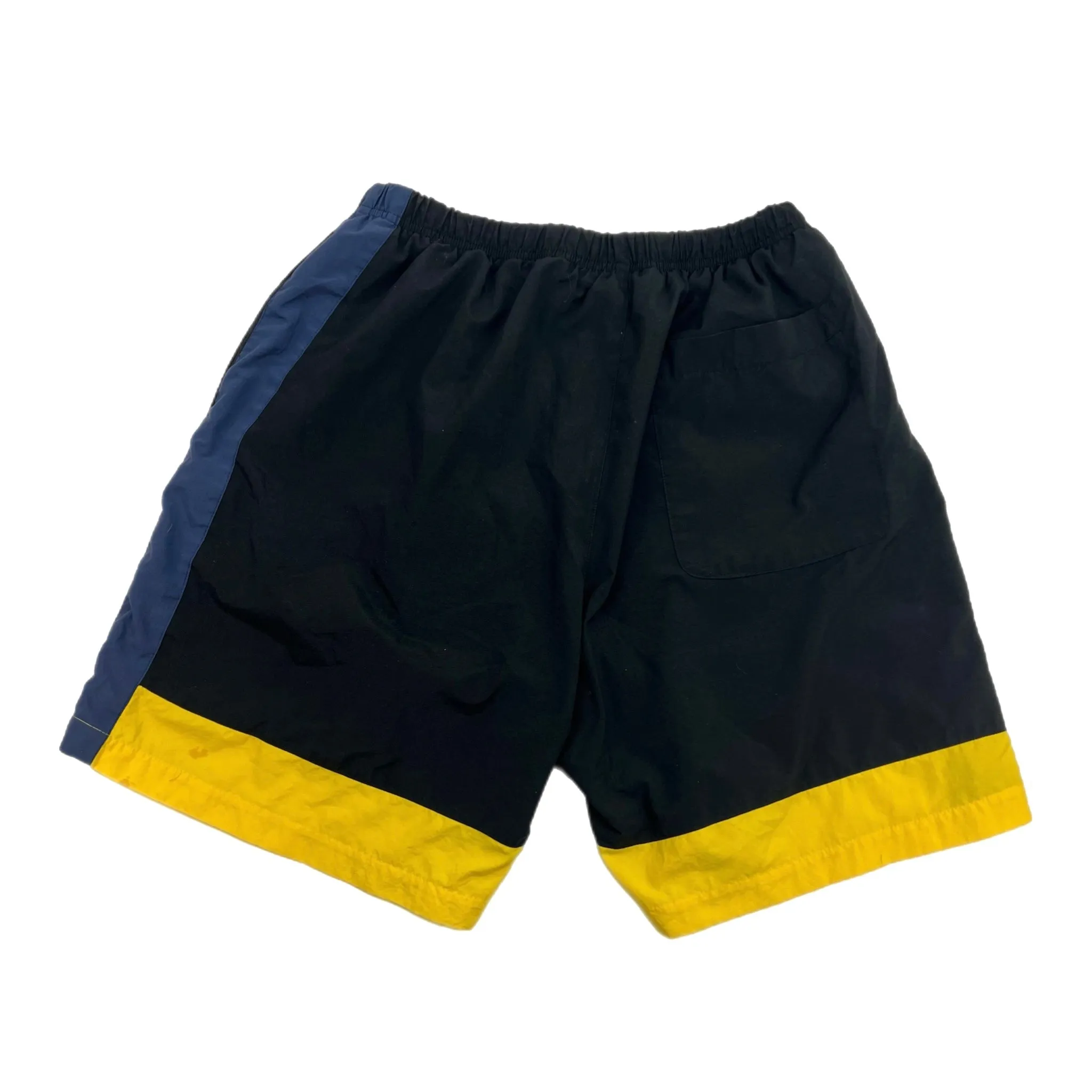 Vintage Nike Shorts Black/Navy/Yellow
