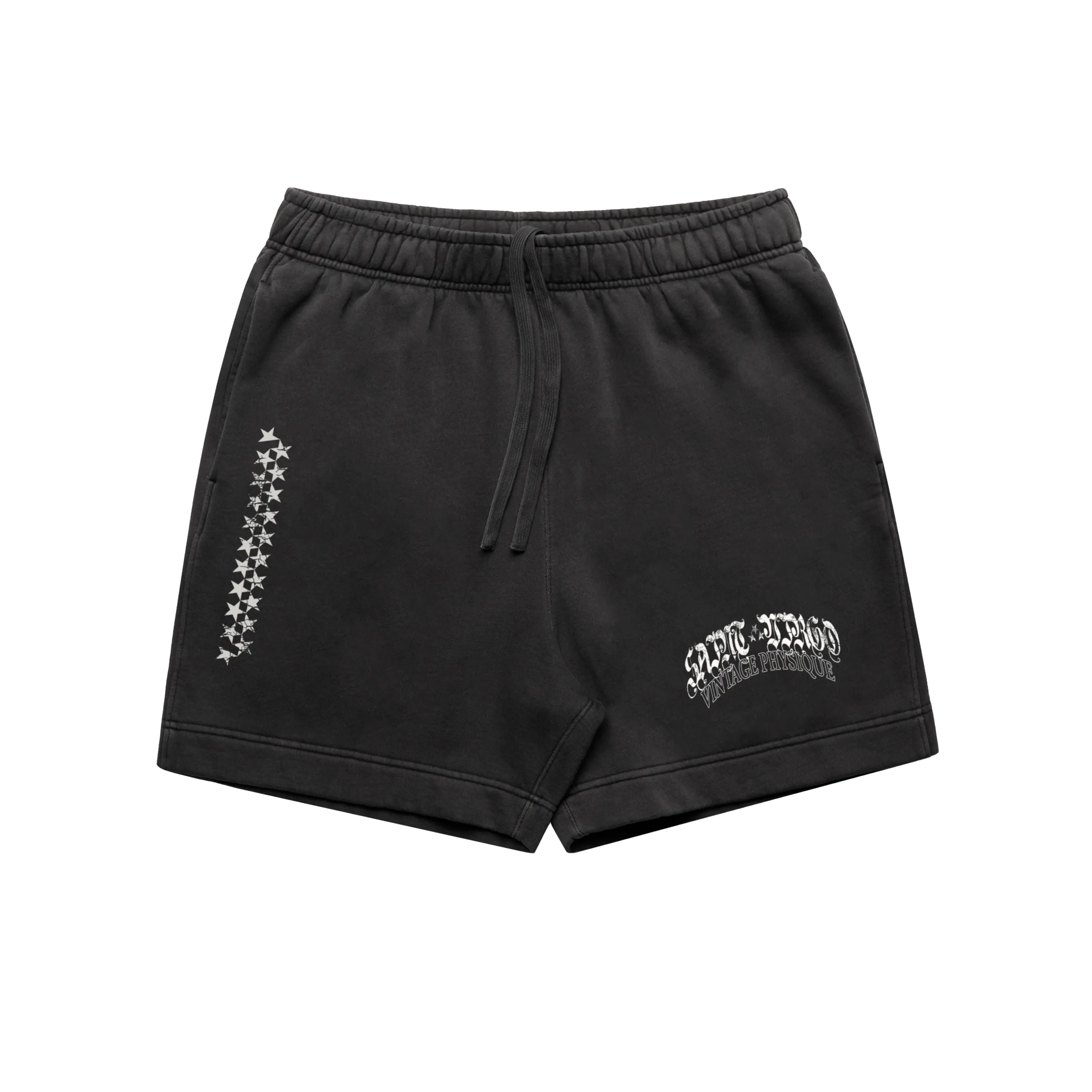 VINTAGE PHYSIQUE | Washed Black Shorts