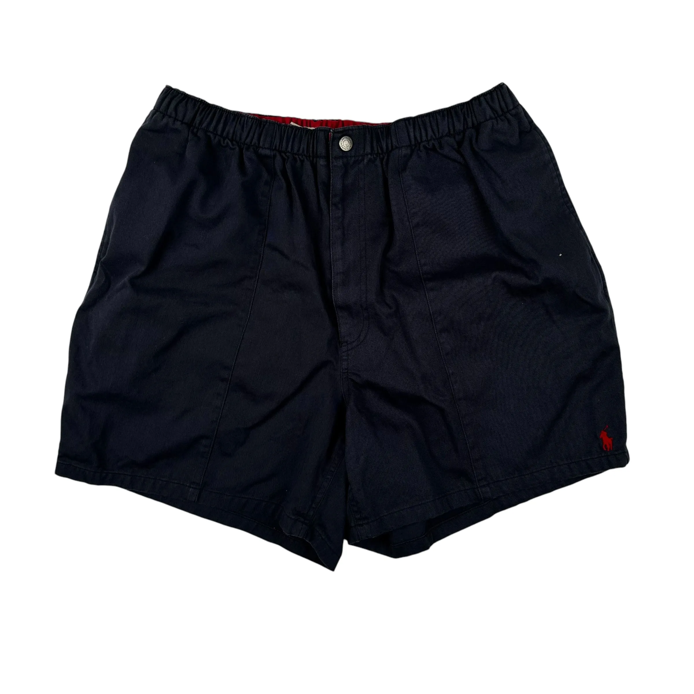 Vintage Polo Navy and Red Shorts - L