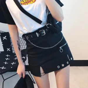 Vintage punk skirt yc20951