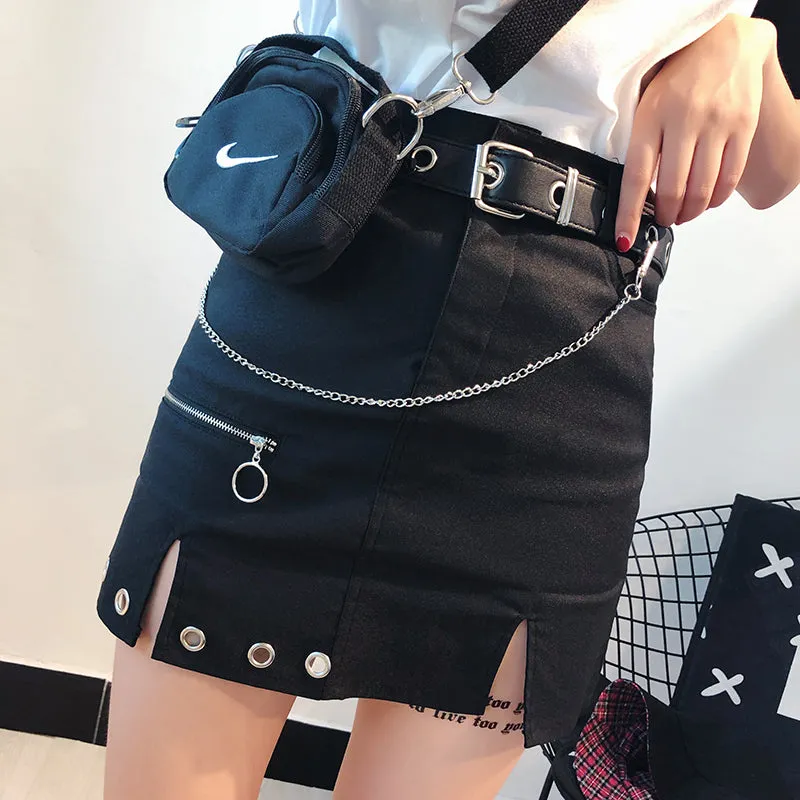 Vintage punk skirt yc20951