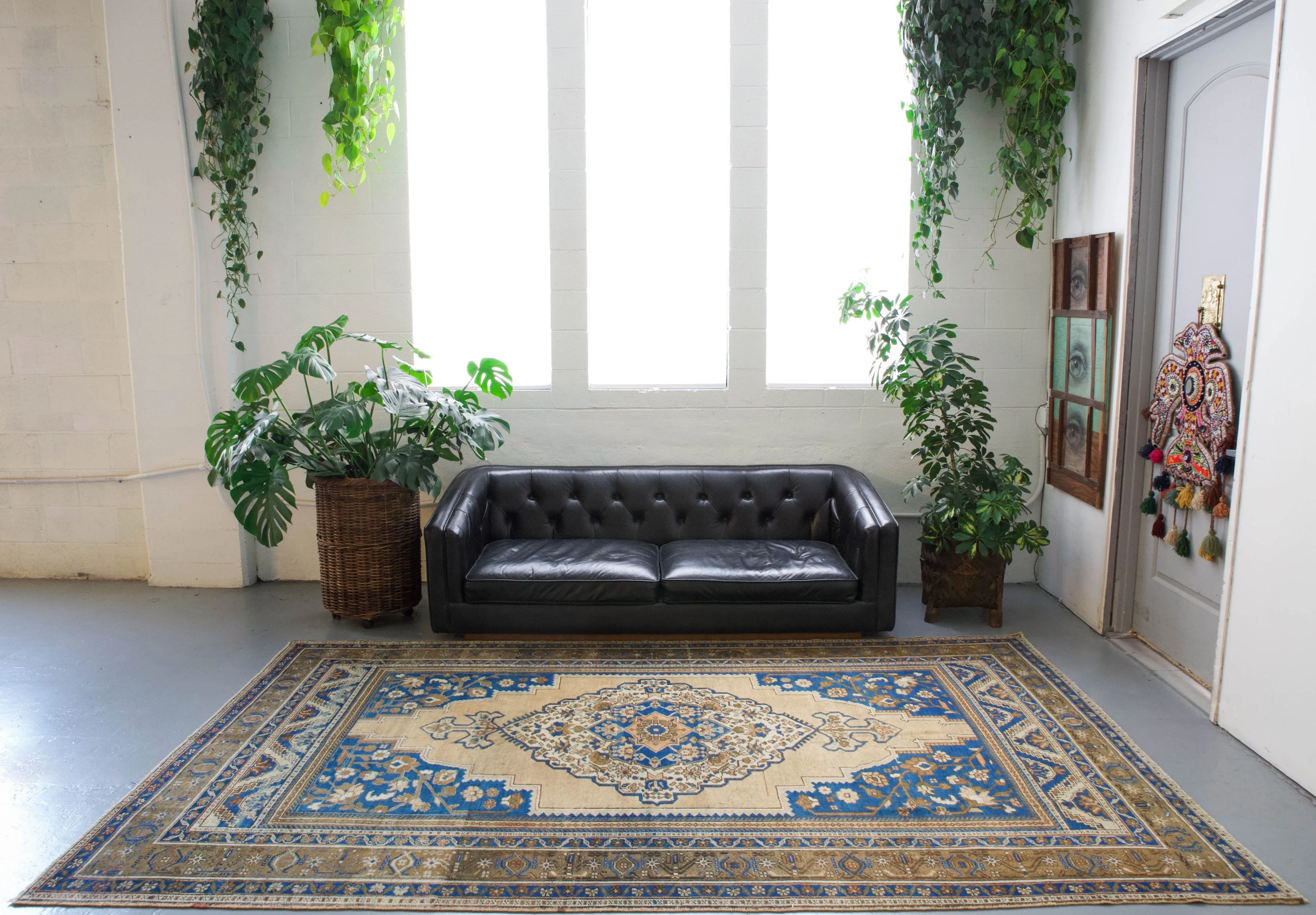 Vintage Turkish Taspinar Rug 6'7"x10'8"