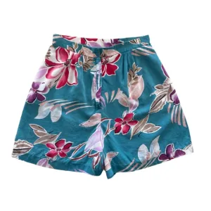 Vintages 70s Patty Woodard Tropical Blue Shorts