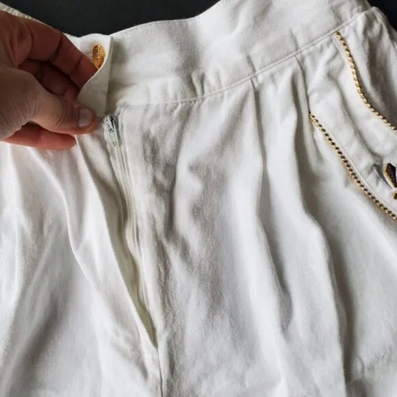 💍Vintage Saint Germain Paris High Waisted shorts