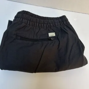 Vuori NWOT Vintage Ripstop Charcoal Gray‎ Shorts Elastic Waist Drawstring Large