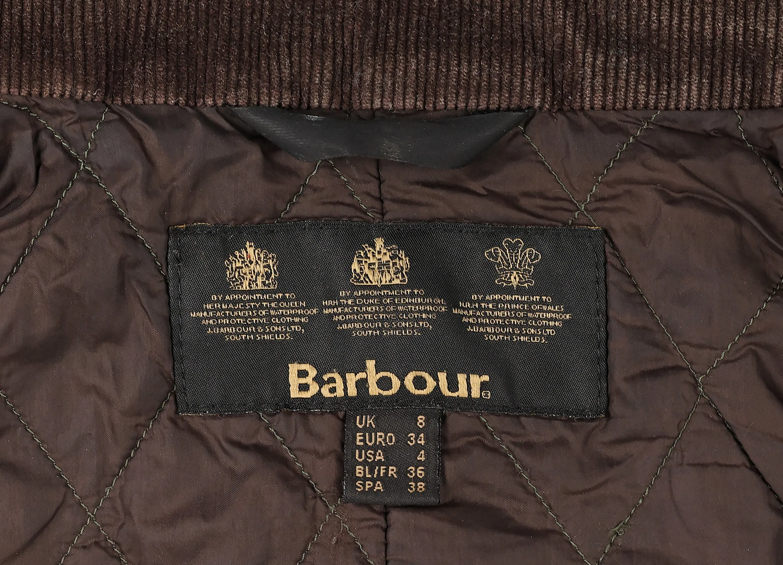 Women's Barbour Faye Drawstring Wax Jacket - Brown - Women's S