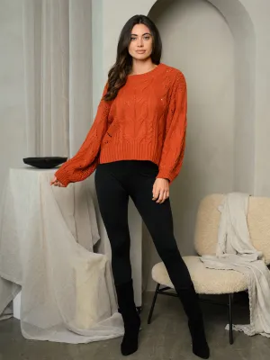 WOMEN'S LONG SLEEVE SWEATER