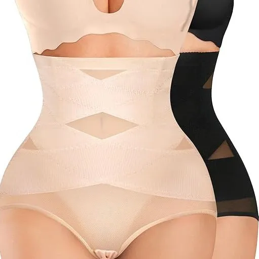 Women's Tummy Tuck High Waisted Athletic Shorts