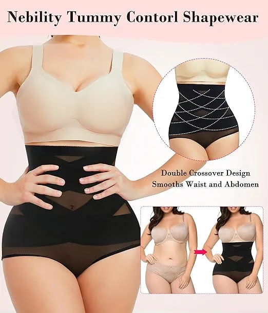 Women's Tummy Tuck High Waisted Athletic Shorts