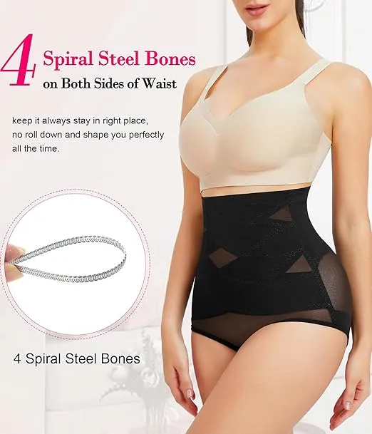 Women's Tummy Tuck High Waisted Athletic Shorts