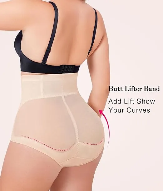 Women's Tummy Tuck High Waisted Athletic Shorts
