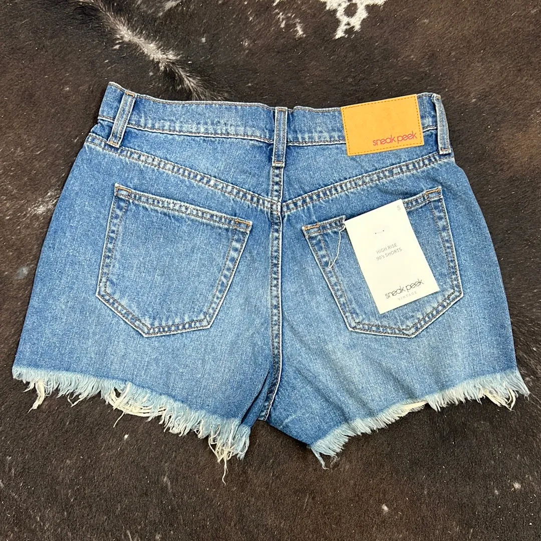 Women’s Vintage Distressed Shorts