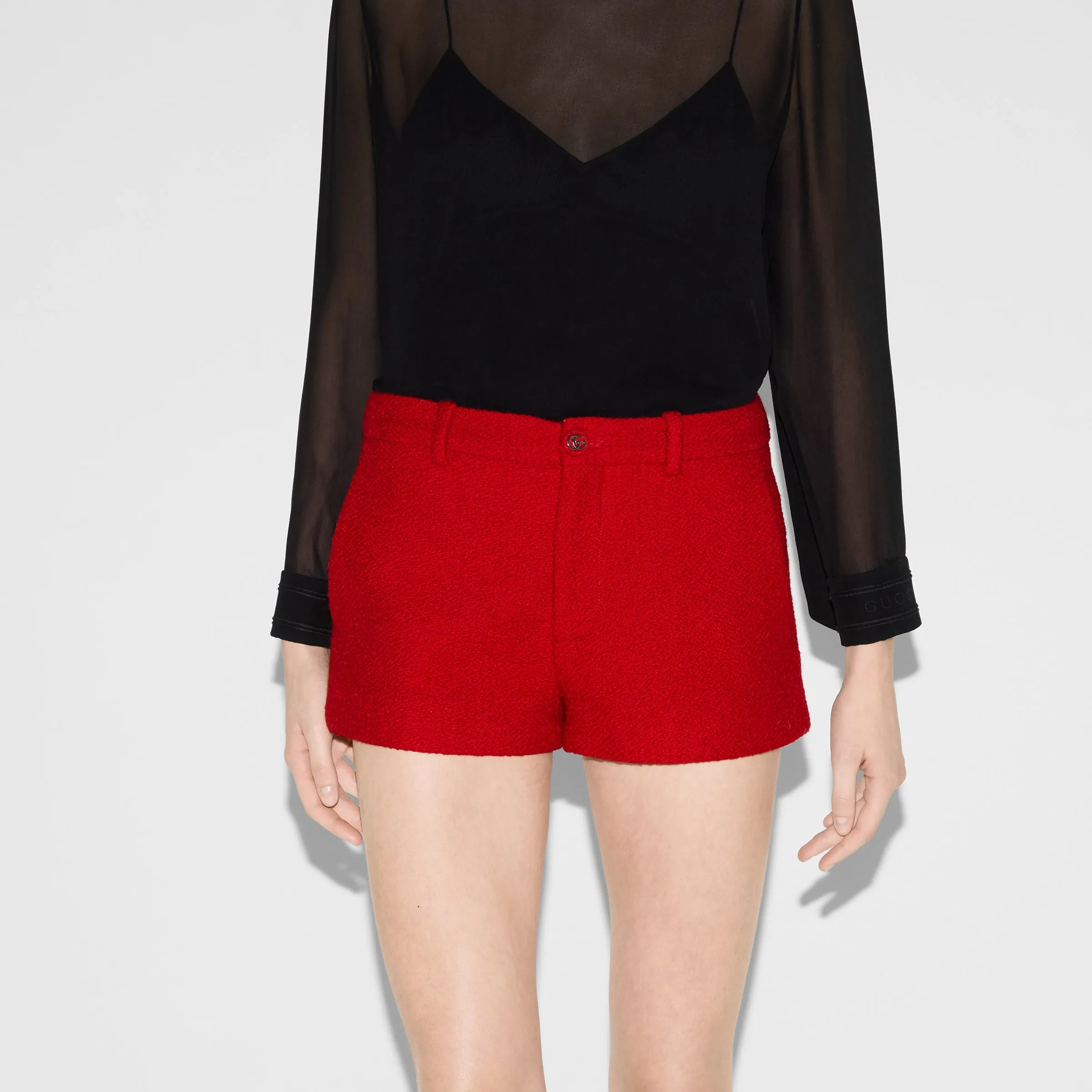 Wool Bouclé Shorts