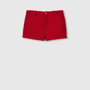Wool Bouclé Shorts